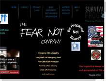 Tablet Screenshot of fearnotco.com